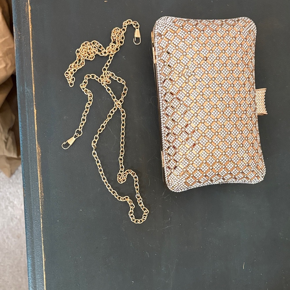 Elegant Gold and Silver Clutch for your special occasion.